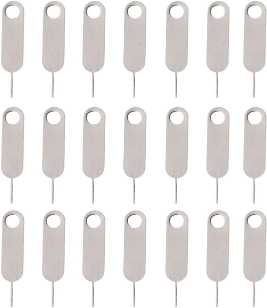 100pcs Set Toddmomy Universal Sim Pin Ejector Tool for Mobile Phones, Hard Steel Material, Compatible with Smartphones