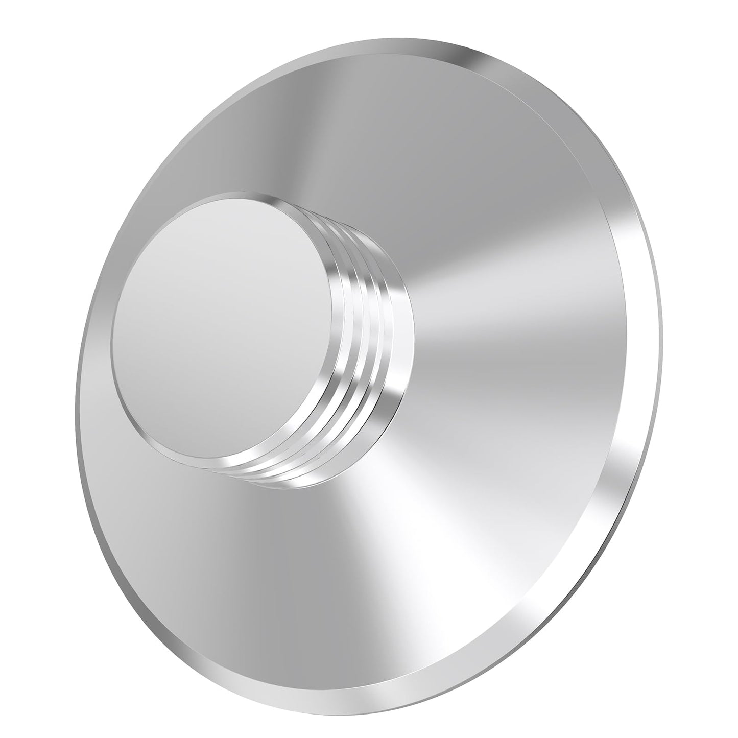 Audiophile 124G/4.3OZ Record Weight Stabilizer Aluminum Turntable Weight Disc Stabilizer Vibration Reducer with Protective Soft Pad for HiFi LP Record Player Tone Arm (Silver)