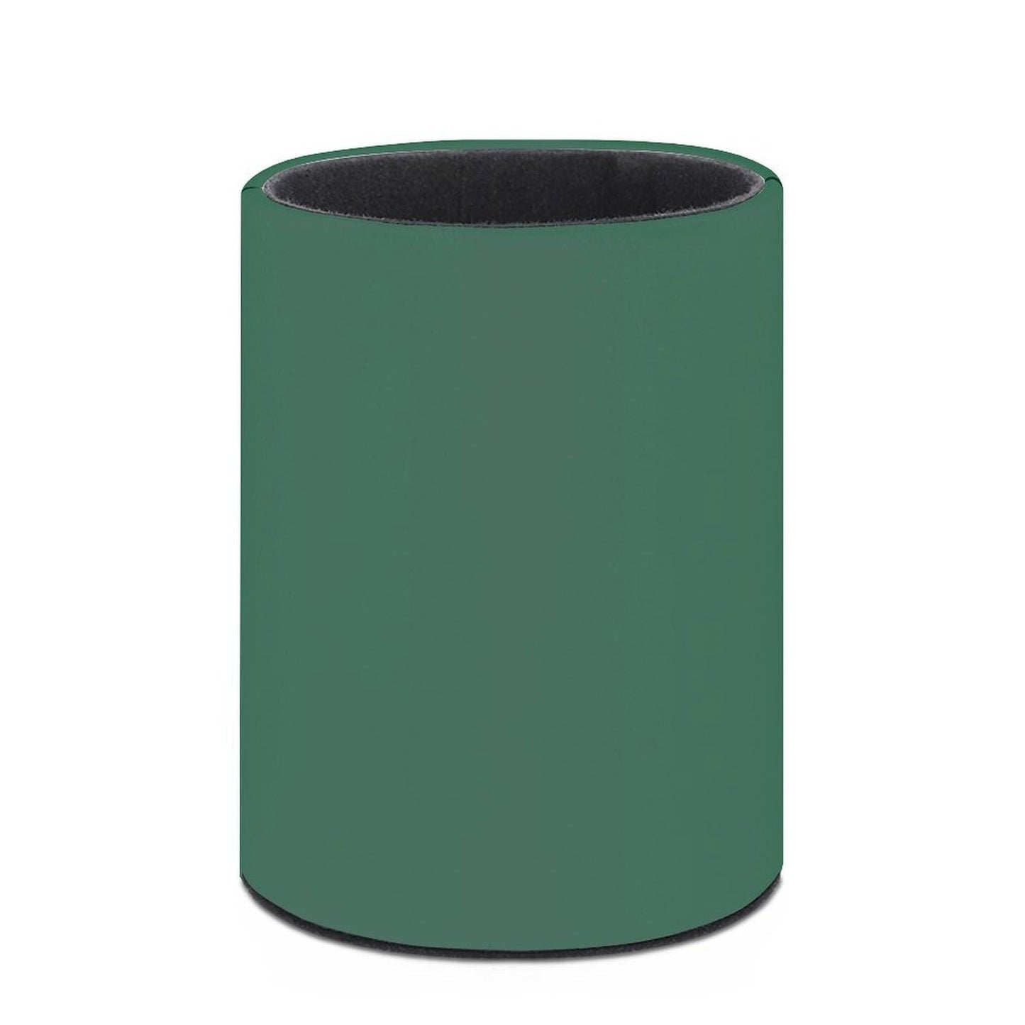 UTRSIFB Holder Cup Makeup Brush Storage Organizer, Waterproof Multifunctional Office Supplies, Pen Holder Cylinder Leather Pencil Green