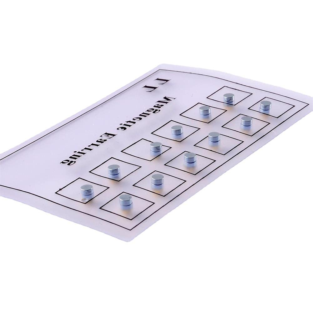 12Pcs Magnetic Crystal Stud Earrings Face Magnetic Clip Non Piercing Earrings Nose Lip Ring Clip on Cubic Zirconia Tragus for Women Men Non Piercing Jewelry-gold