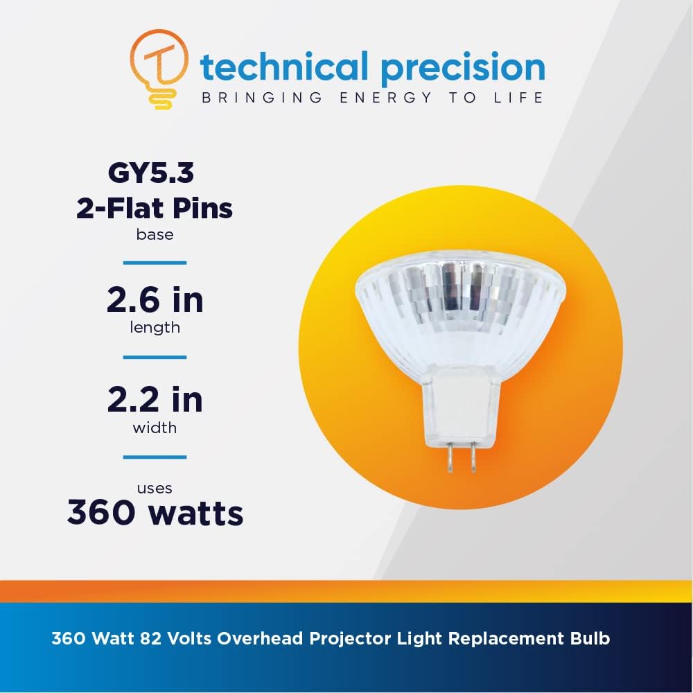 360 Technical Precision Replacement for Apollo WATT Overhead Projector LAMP