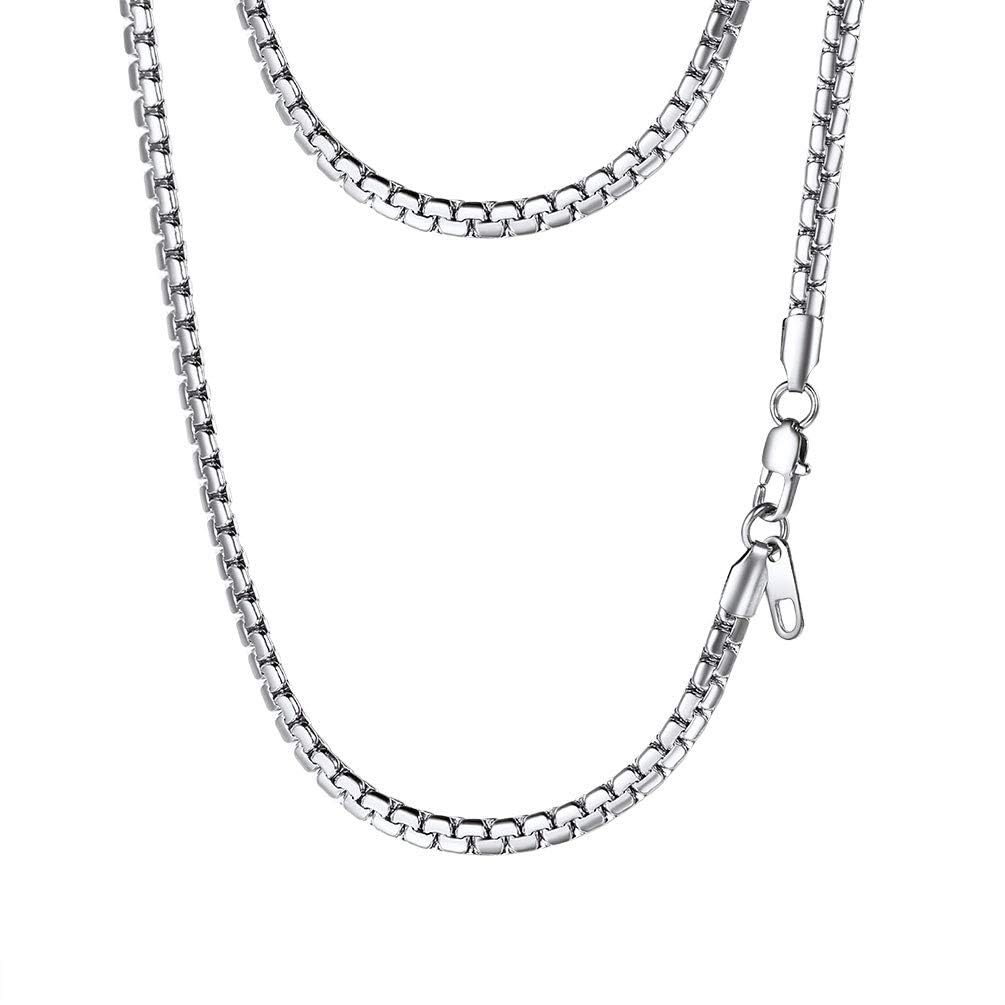 PROSTEEL Chains Necklaces For Men Chain 18inch 4mm Aesthetic Necklaces Mens Jewelry