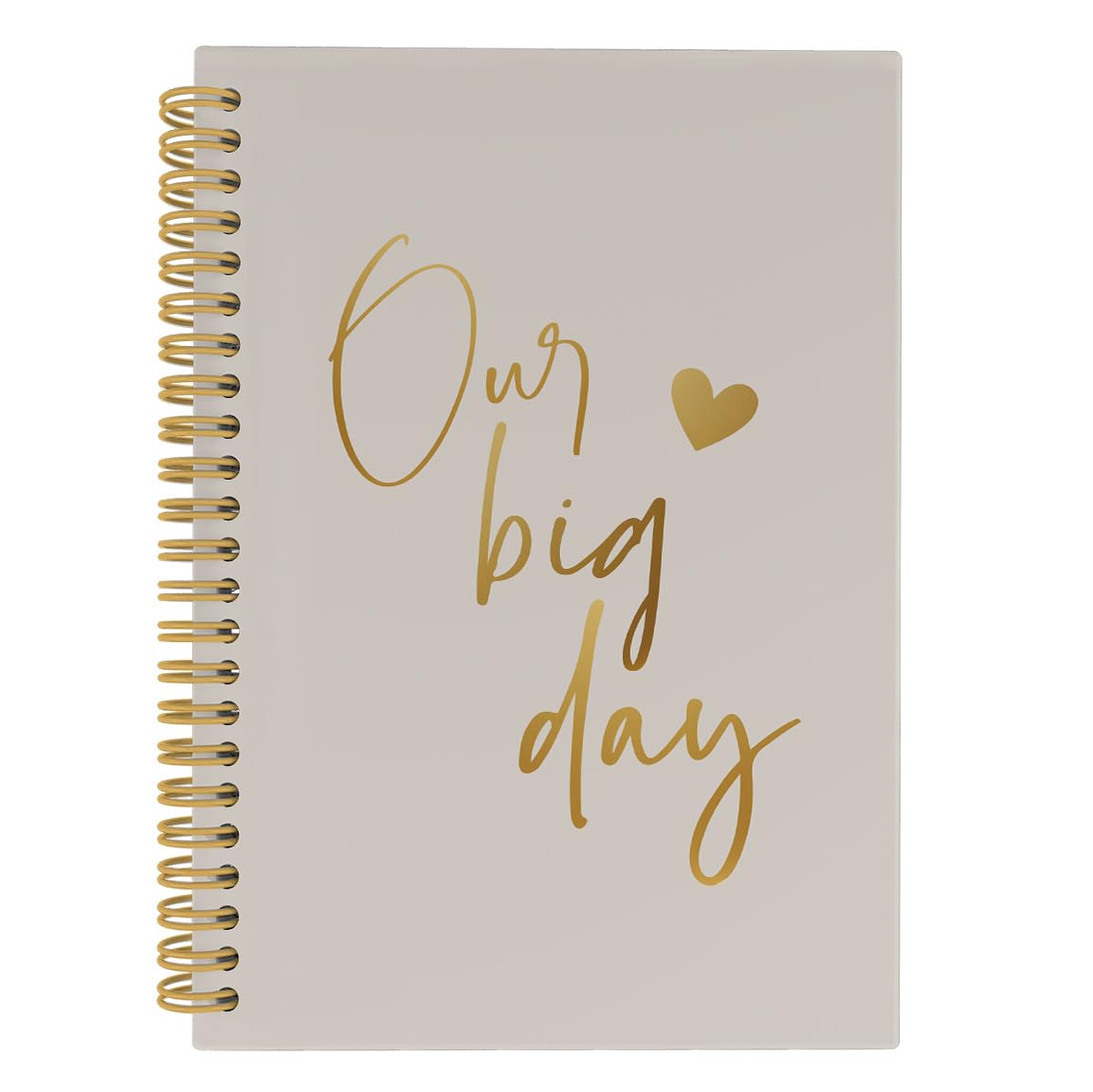 ANIANG Wedding Notebook, Wedding Journal, Wedding Engagement Gifts 5.5"x8.3" 164pages Lined Notebooks College Ruled, Wedding Planner Book and Organizer, Our Big Day Notebook for Wedding Reception