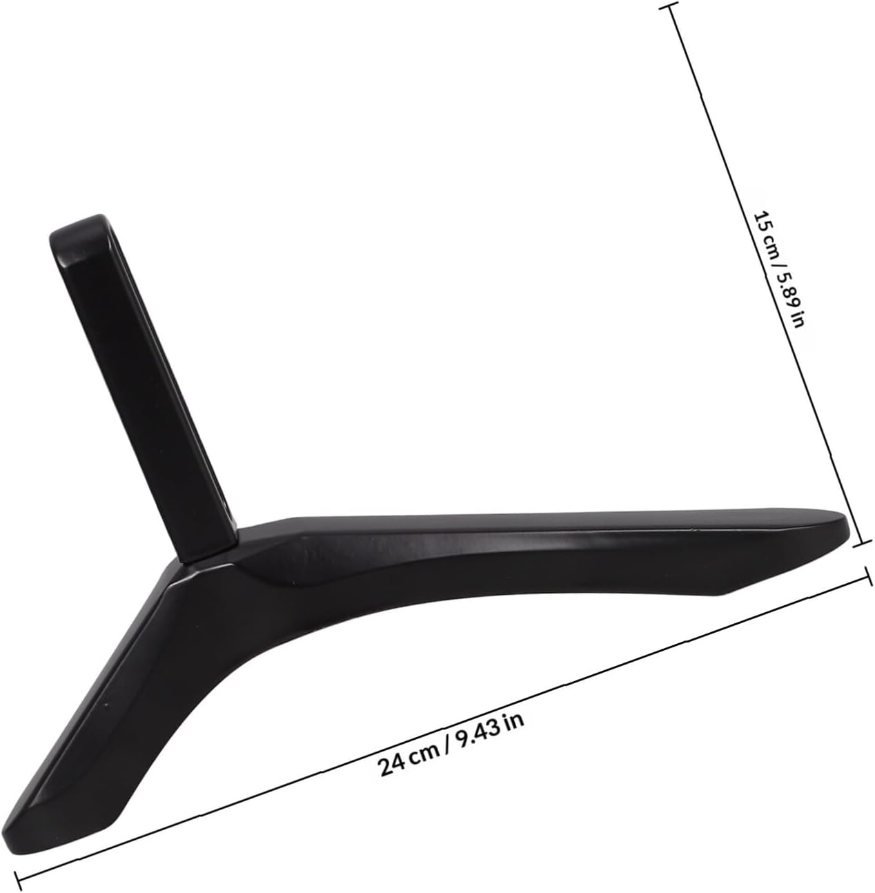 Alipis Tv Stand Tabletop Base with Screws Tv Riser Replacement Iron Stand Suitable for Home and Office Use