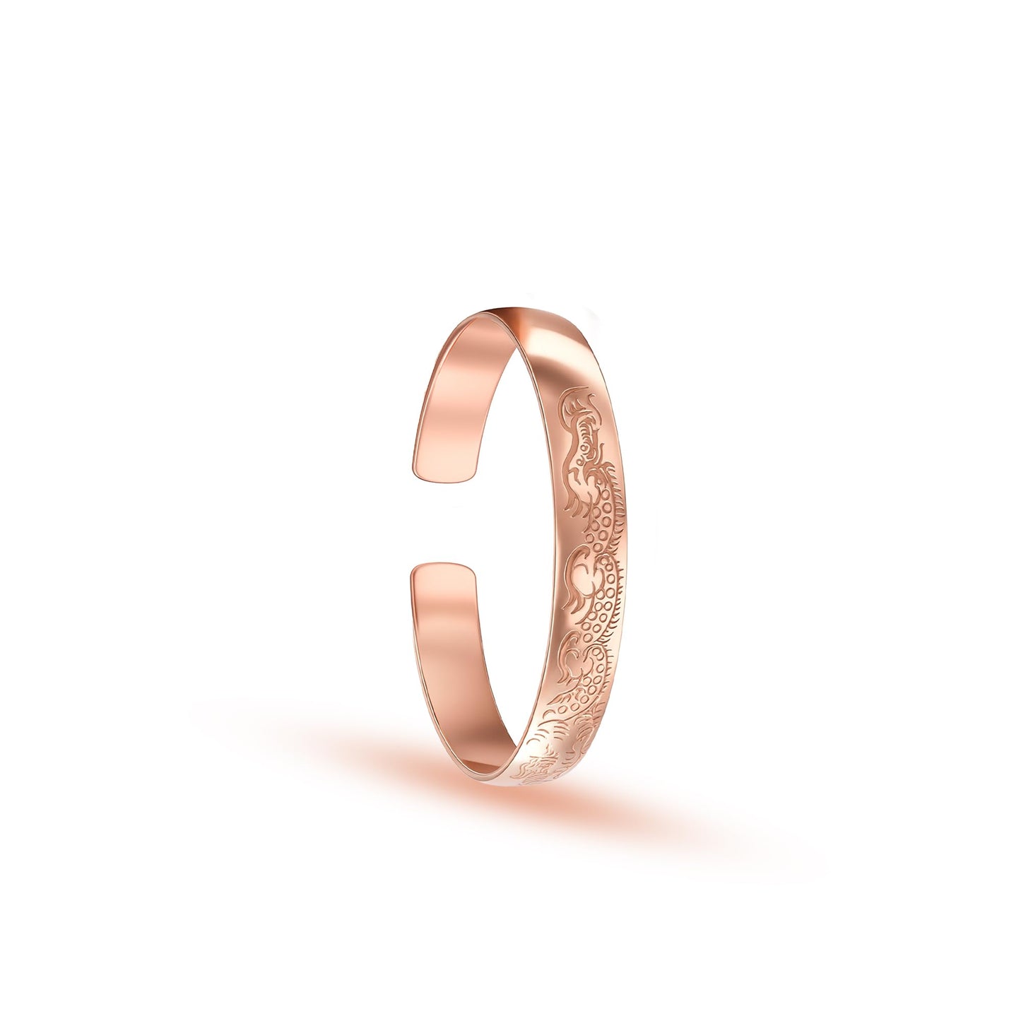 Healing Monk Pure Copper Bracelet for Men & Women – Handmade Uncoated Copper Jewelry Cuff – Adjustable Healing Copper Bracelets for Arthritis – Mens & Womens Copper Cuff Pulsera de Cobre (Rustic)