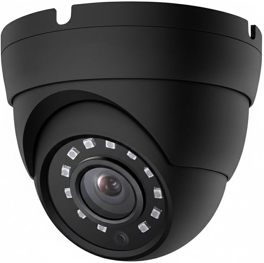 Real HD 2MP 2.8mm 100 1080P 65ft Dome TVI AHD CCTV Surveillance Security Camera, Wide Viewing Angle, Dome Camera, Night