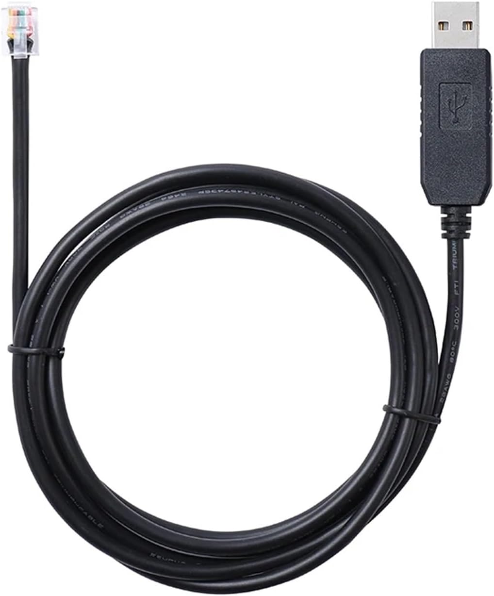 Skcvmn RS232 RJ11 6P6C Cable(2.98m) Skyw-tcher Syn-can Manual Control PC Link Upgrade Cable USB Serial to Firmware