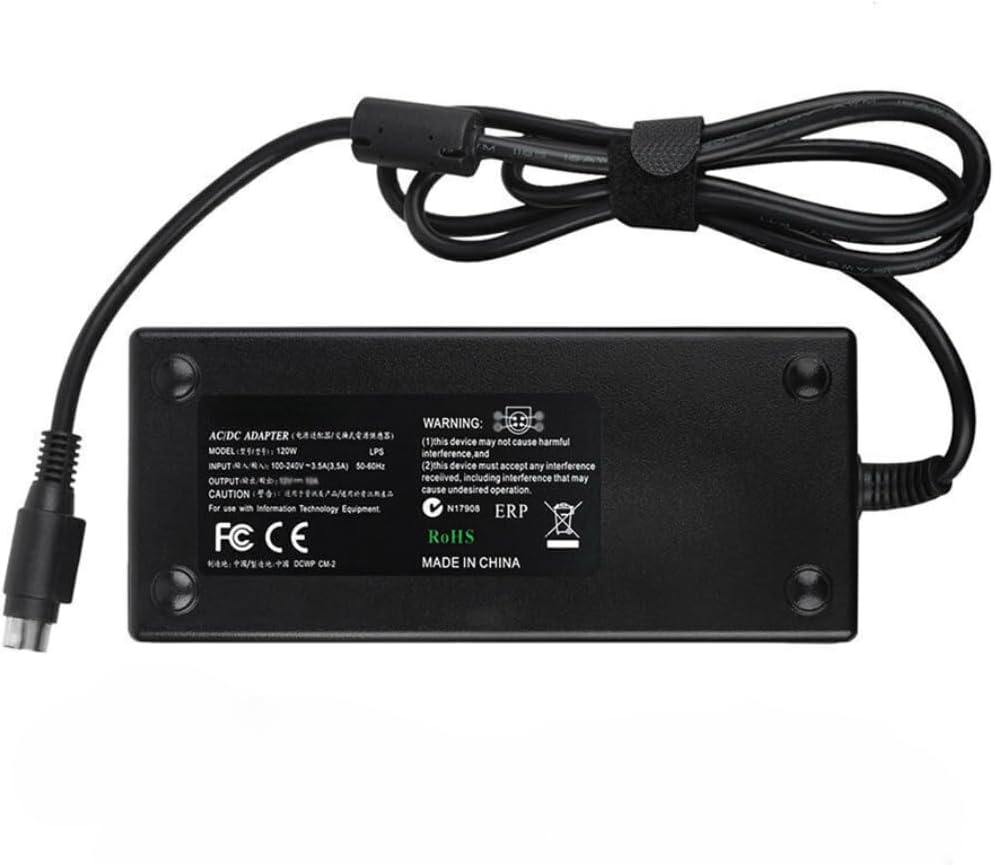 Musstad 4-Pin 52X16X 3202 3244 32023244 12V 5V 4-Metal-Pin 5-Metal-Pin.) Mini DIN AC DC Adapter for Memorex Ultra-Speed