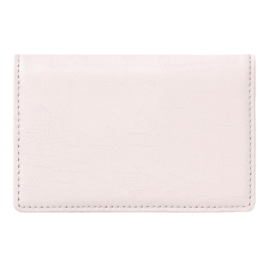 YOXIER womens Card cace，Minimalist Genuine leather Card holder, Minimalist Genuine leather Card holder, Holds Bills, IDs & Driver's license，Rfid Card cace women (Pink)