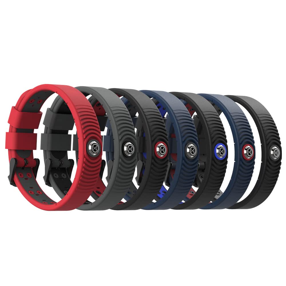 PROEXL 18 MAX Sports Magnetic Bracelet for Men - Waterproof - Breathable Strap - Super Strength - Gunmetal Gray
