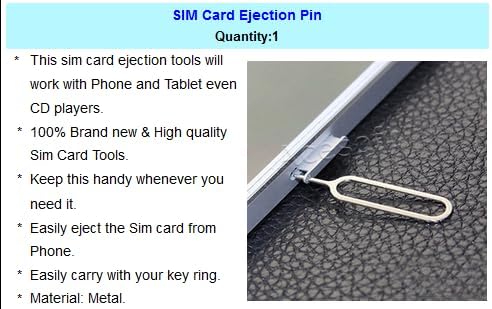 AceSoft 13 Substitutable Excellent Upgraded Standard Dual SIM Card Tray Holder + SIM Card Ejection Pin Compatible