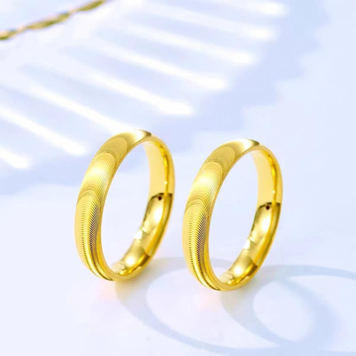DIOWUS Lymphatic Magtherapy Cats Eye Ring For Men Women, Lymph Detox Drainage Titanium Ion Therapy Rings Finger Jewelry Gift (Gold 10)