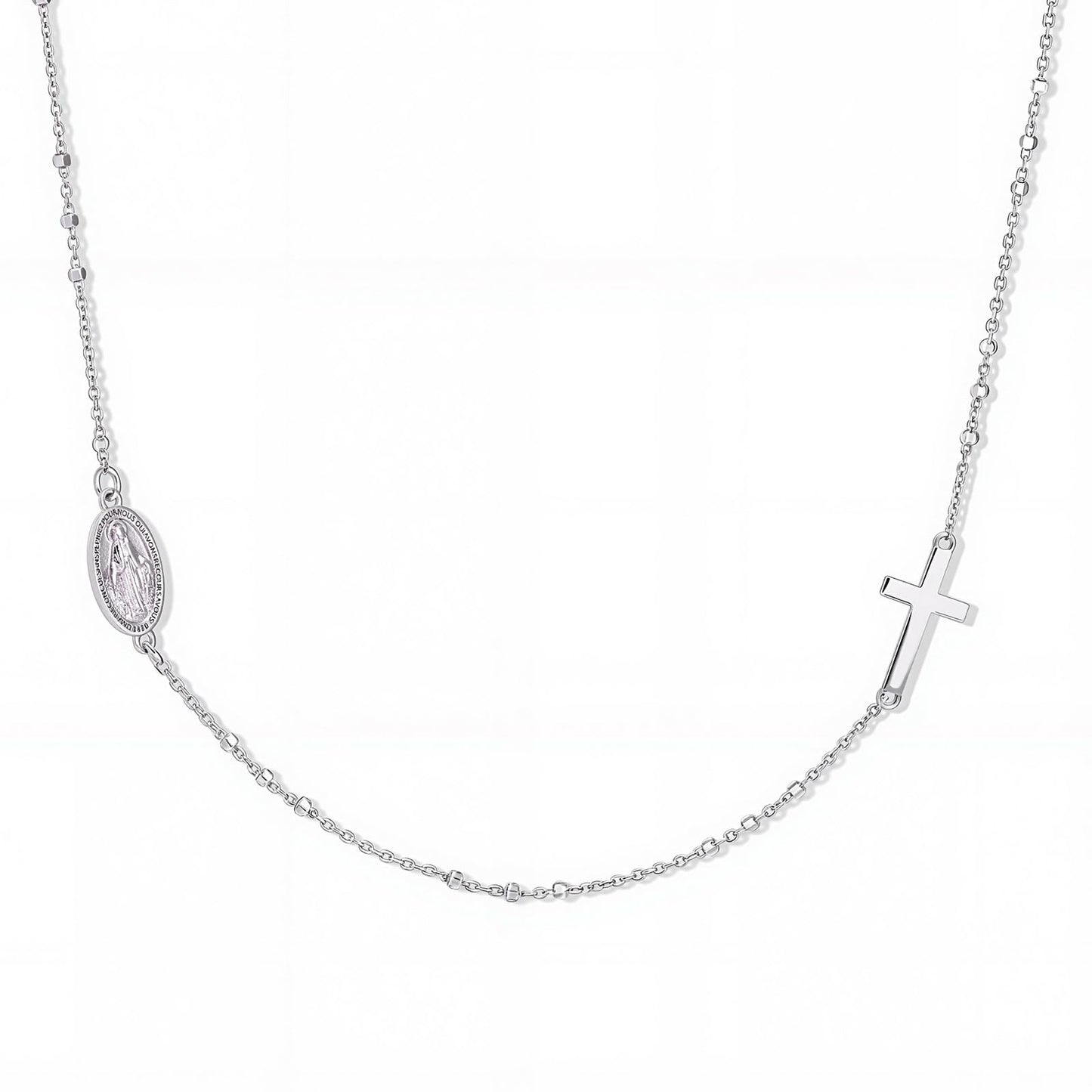 Milan Chiva Gold Plated Necklaces for Women 14K Gold Plated Chain Lightweight Dainty Jewelry MNS-1040SL