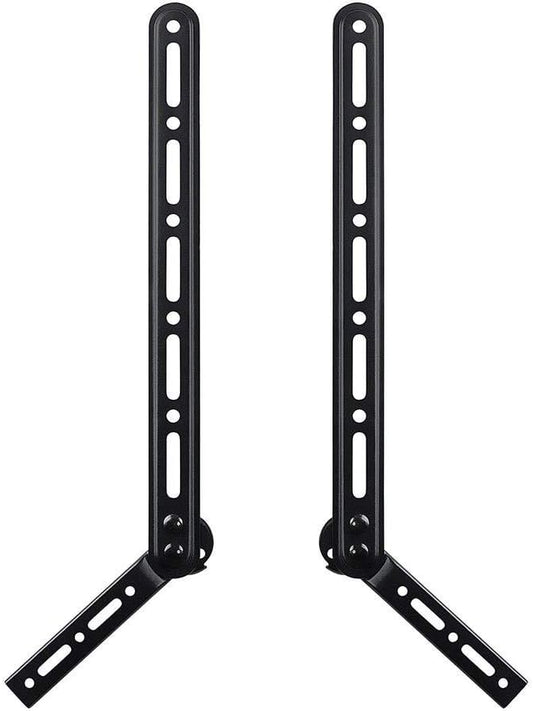 Monoprice 23in 65in, 33lbs, 139489 Universal Soundbar Bracket with Adjustable Arms, Fits Displays to Soundbars Up