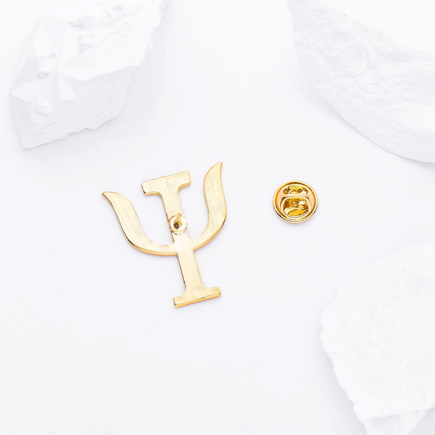 Dr's gift Psychology Psi Symbol Enamel Brooch Psychology Greek Letter Lapel Pin Backpack Hat Badge Jewelry Gift for Psychologists, Psychiatrist, Therapists, Students