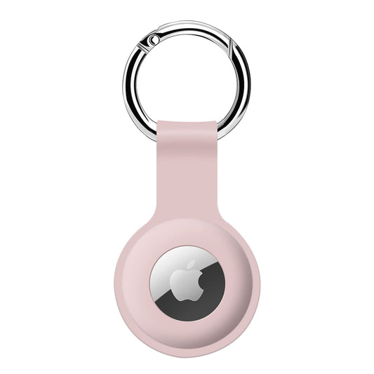 ColorCoral Case for AirTags/new airtag 2 Ultra Light Silicone Sleeve for Air Tags Durable Anti-Scratch Protective Skin Cover with Anti-Losing Keychain Ring Accessory for Apple AirTags 2021 2026 Pink