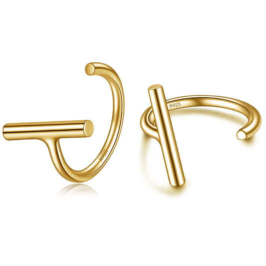 Huggie Hoop Cartilage Earrings 925 Sterling Silver Half Hoop Earrings for Women
