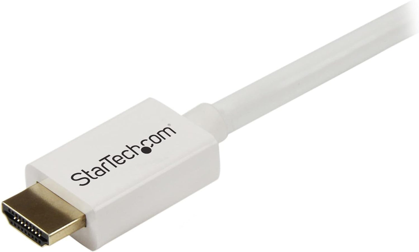 HD3MM7MW 7m 23-Feet CL3 19-Pin 1080p StarTech.com White In-wall High Speed HDMI Cable, Gold-Plated