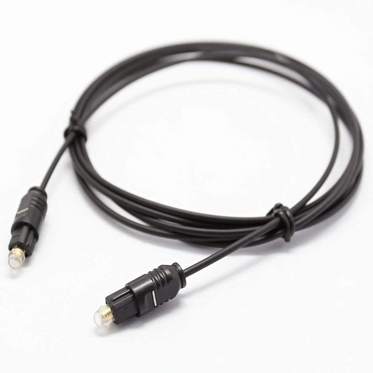 25 PS4 Optical Audio Cable feet, Digital Audio Optical Cable Ultra-Thin Cord, Toslink SPDIF Fiber Optic Cable