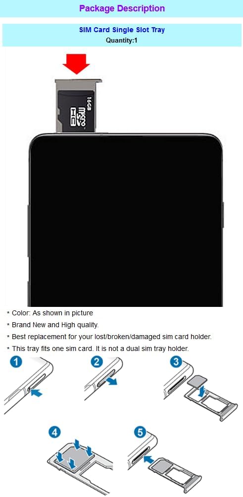 AceSoft 13 Boosting Portable Replaceable Excellent Spare Dual SIM Card Tray Holder + SIM Card Ejection Pin Compatible