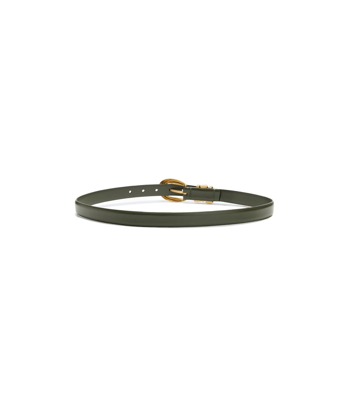 Madewell Women's Triple Metal Keeper Belt, Dried Olive, Small