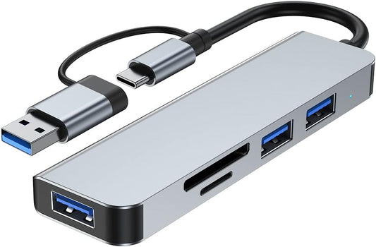 CAMVATE 5-in-1 Adapter-3407 USB Type-C Type-A Docking Station Multiport