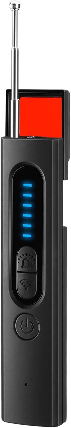 Qnmittry 30H 5 Hidden Camera Detectors, Listening Device Detector, Anti-Spy Detector, GPS Tracker Detector, Bug