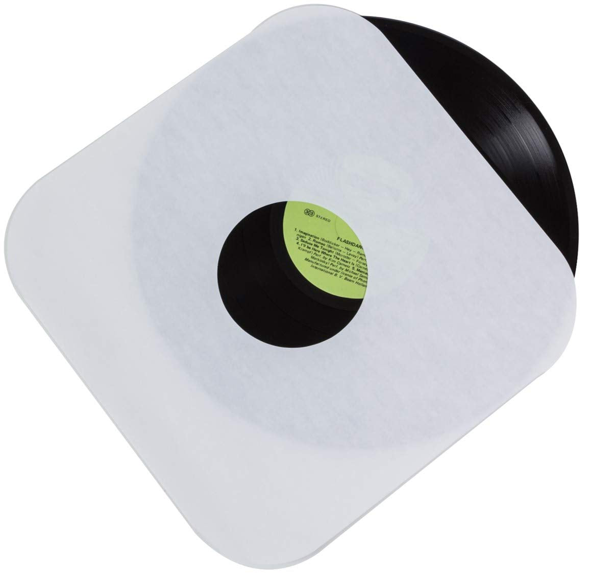 Vinyl Record Inner Paper Sleeves – Premium Archival Quality Covers for 12 Inch LP Albums – 50 Pack