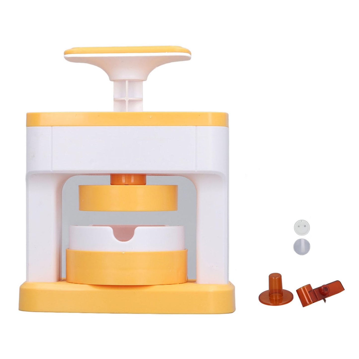 LOCADENCE Button Maker Machine, Badge Maker Machine with 48pcs Button Parts Pictures Circle Cutter, DIY Pin Badge Button Maker Press Machine, Badge Punch Gifts for Kids