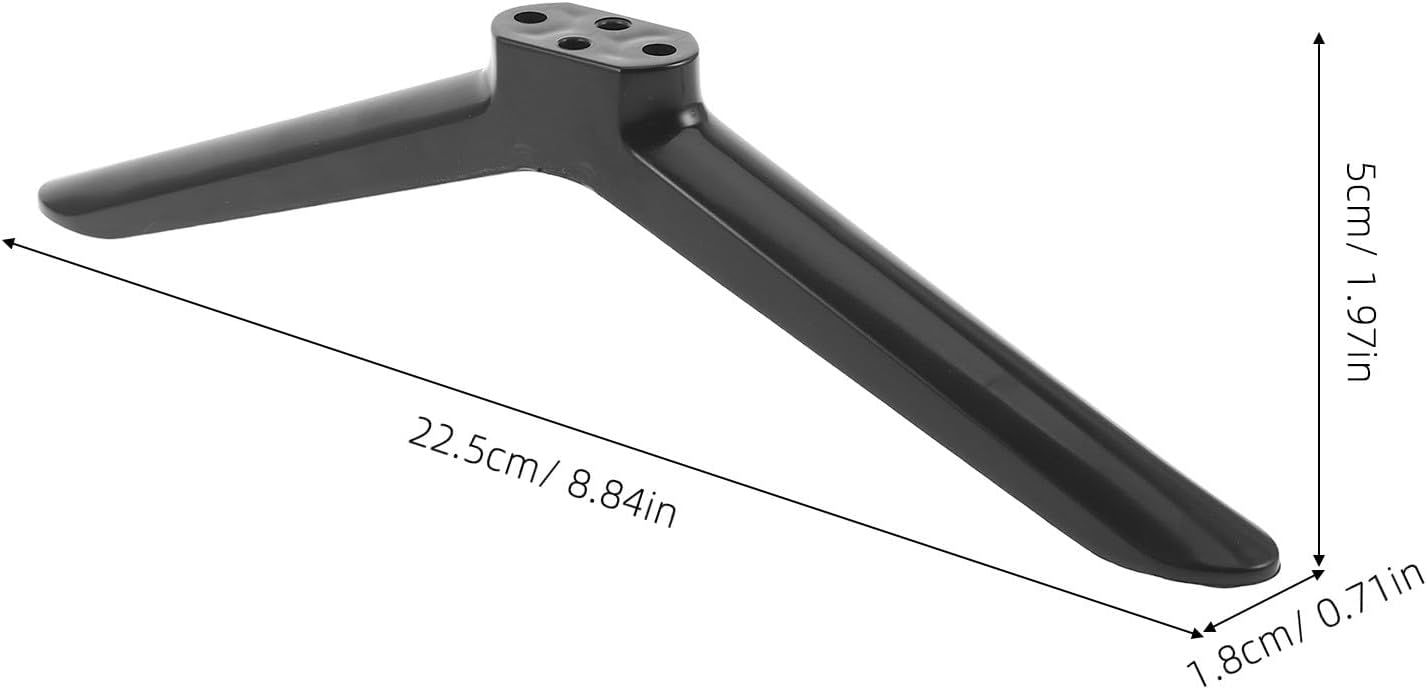 MUSISALY 2 40 Inch Pairs TV Stand Legs: Smart TV Support with Hardware, Non-Slip Pedestal Feet for Flat Screen
