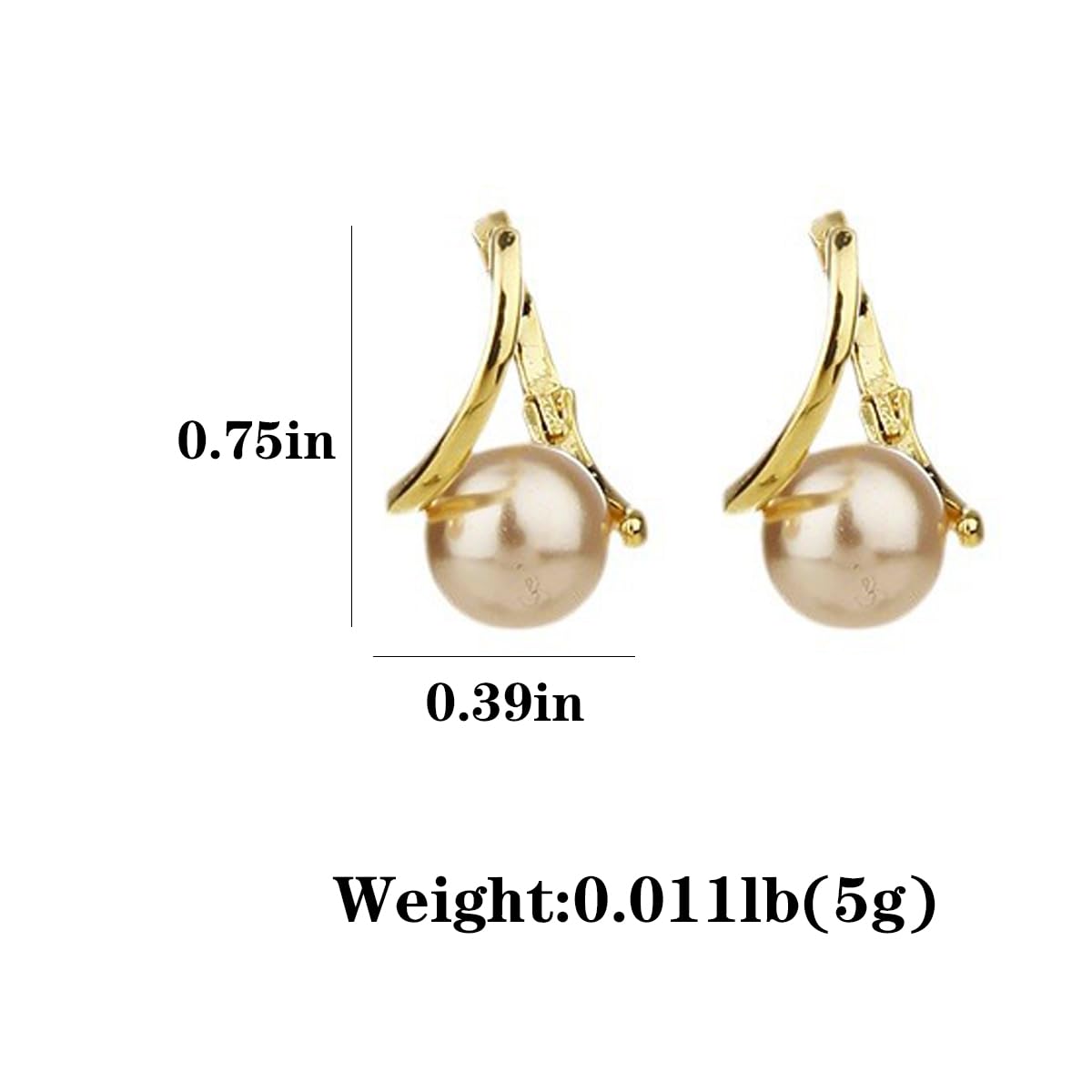 Halolux Lymphvity Germanium Earring for Women Lymphatic Drainage Earring CZ Zircon Acupressure Earrings Atheniz Lymphatic Earrings Dainty Jewelry Gifts (Champagne)
