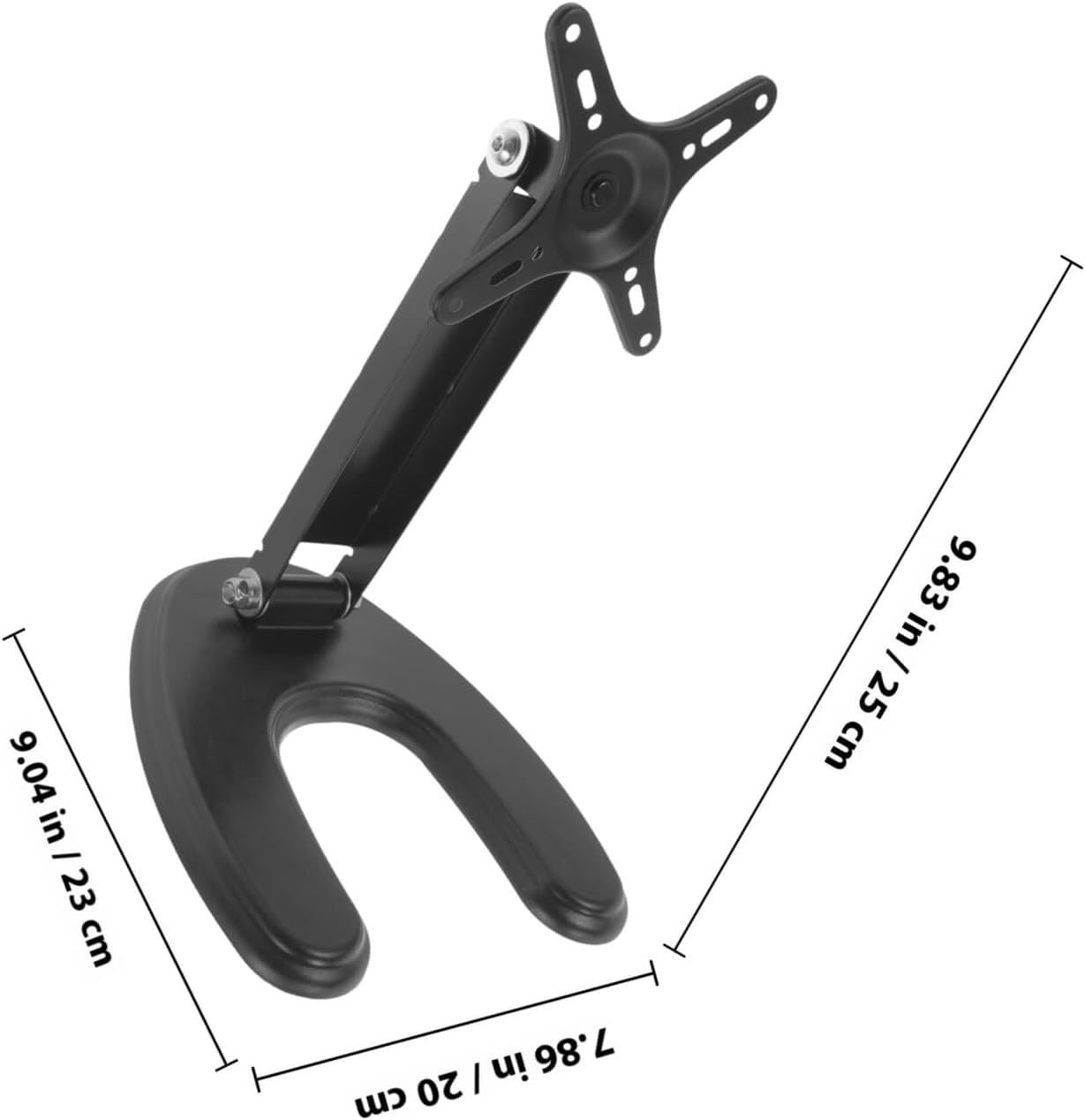 SEWACC 14-27 Inch Universal Tv Stand Base for LCD Tvs No-Drill Tabletop Support for Flat Screen Displays