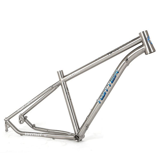 HIMALO Bike Frame 27.5/29er Mountain Bike Frame 15.5''/17''/19'' Lightweight Titanium Alloy Rigid Frame Disc Brake Thru Axle 12x142mm XC AM(27.5 * 15.5'')