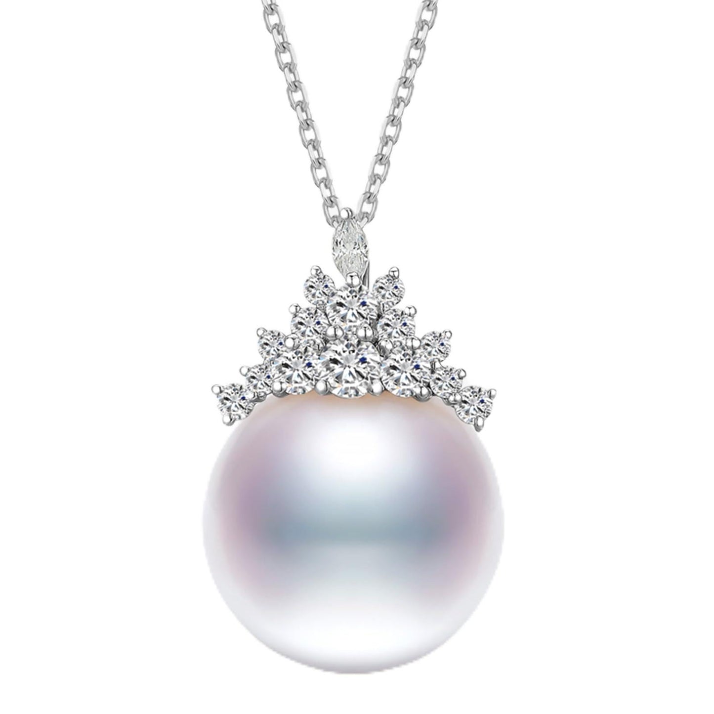 Orapearl Freshwater Pearl Pendant Necklace 11-12mm AAAA Jewelry Gift for Wife Mom Girlfriend Her Women June Birthstone for Anniversary Birthday Wedding