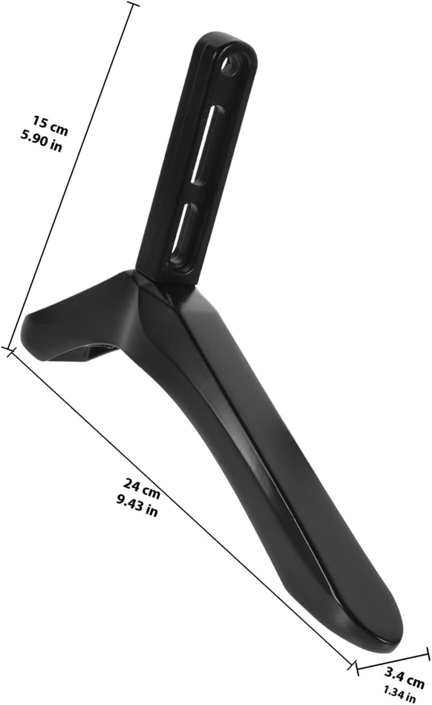 BESPORTBLE TV Stand Base Replacement Stable TV Holder Bracket with Screws Black Desktop Pedestal for Home Living Room