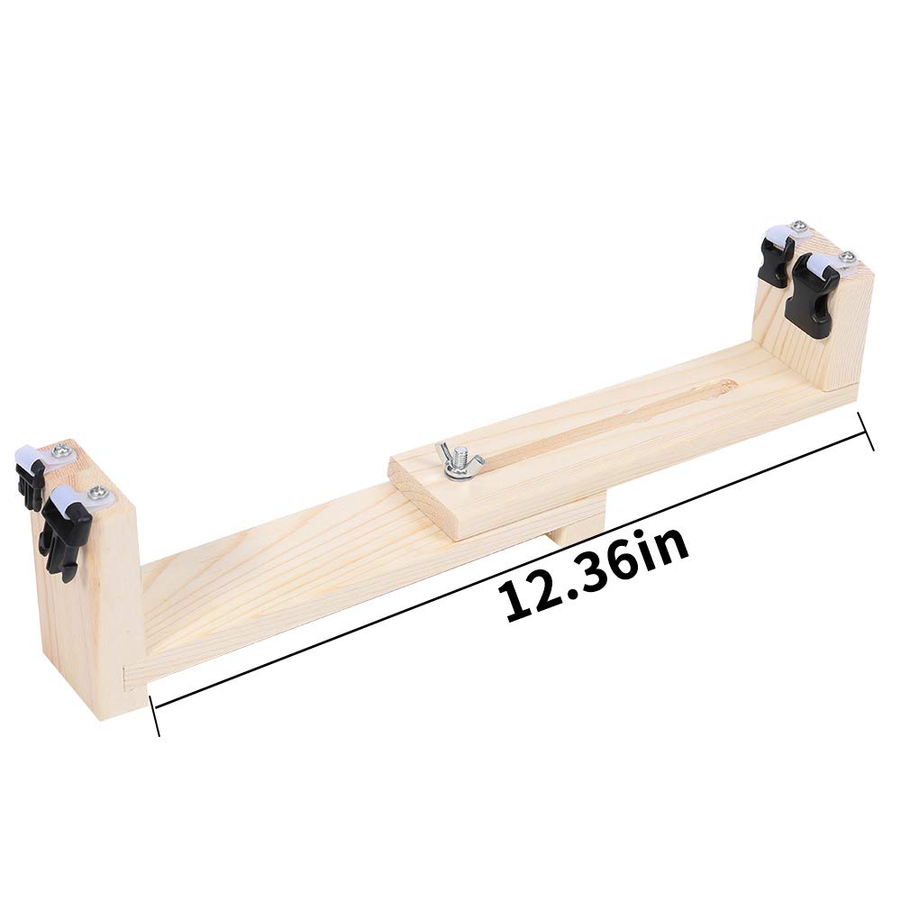 ACKEIVTO Adjustable Length Paracord Jig Bracelet Maker Wooden Frame-Paracord Braiding Weaving Craft Tool Kit, Wristband Maker