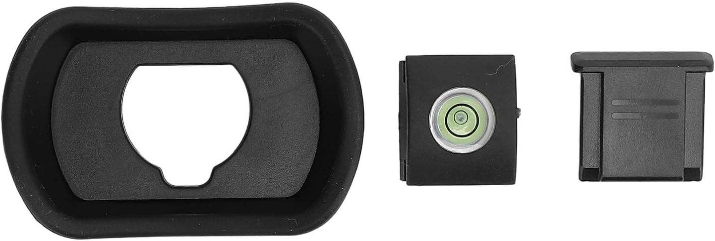 3 GFX100II, 100, XH1, GFX50S, T5, T4, T2 Yctze Pcs Camera Viewfinder Eye Cup, Hot Shoe Cover & Bubble Level for Fit
