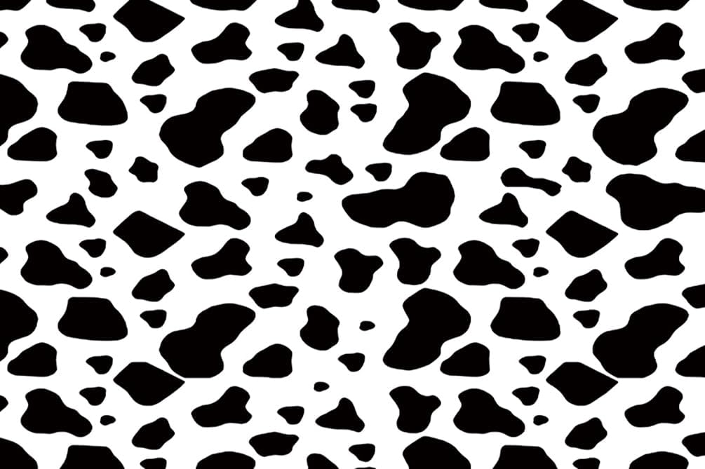 AOFOTO 10x7ft Cow Party Backdrop Black and White Dairy Cattle Holy Cow Print Farm Animals Theme Happy Birthday