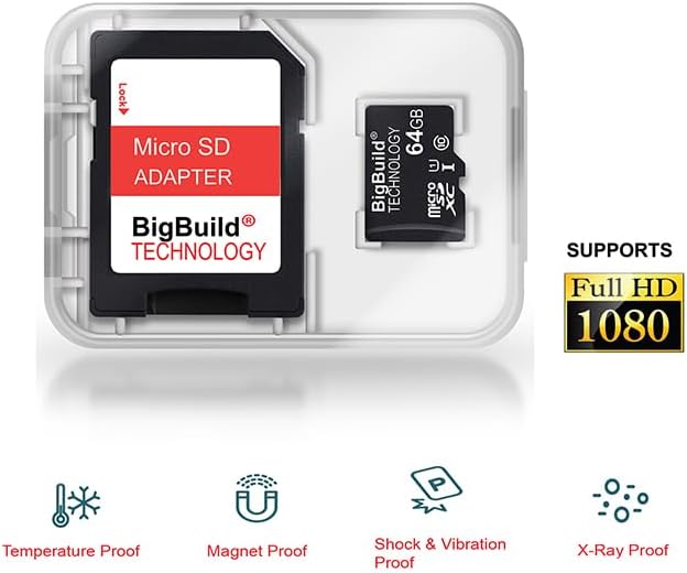 BigBuild Technology 64GB A9/A9+, Active4 Active5, Xcover7 Micro SDXC Memory Card for Samsung Galaxy Tab Pro, Tablets