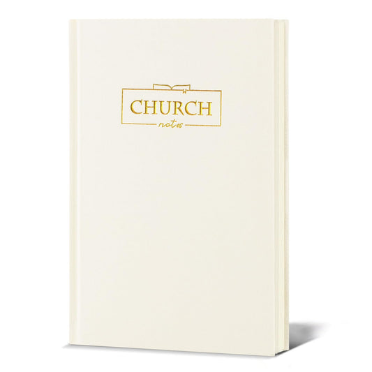 XKDOUS Church Notes Journal, Sermon Notes Christian Notebook, Linen Bible Study Journal, Prayer Journals, Blank Notebook to Writing Key Points and Notes, Christian Gifts for Women Men, Beige