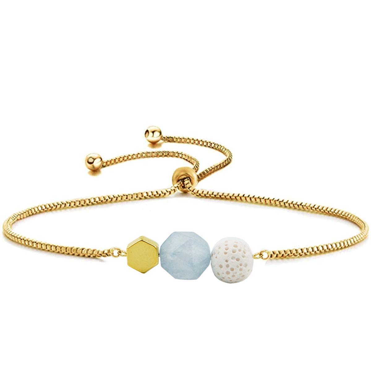 Jardme Bheop Bracelets for Women 14K Gold Silver Plated Ring Bracelet Hand Chain Dainty Evil Eye Heart Clover Daisy Cubic Zirconia Stackable Link Chain Hypoallergenic Body Jewelry Cute Trendy Gifts