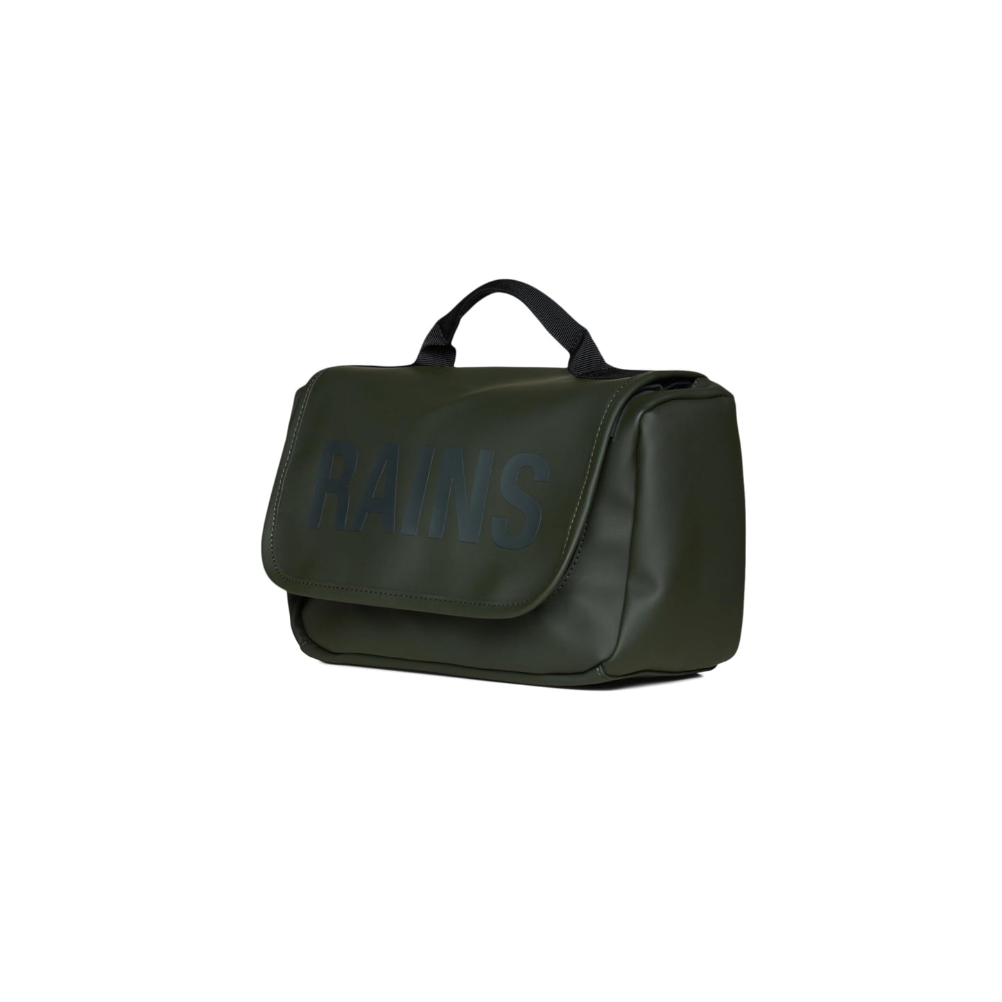 RAINS Texel Wash Bag – Green Waterproof Toiletry Travel Organizer for Men and Women - Wash Bag with Zip Closure and Multiple Compartments – 2 Year Warranty