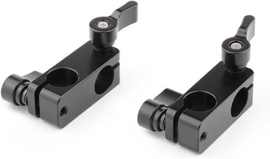CAMVATE 15mm 90 Rig(2 1777 Right Angle Rod Clamp Rod Degree Rotate for Video Camera DSLR PCS)
