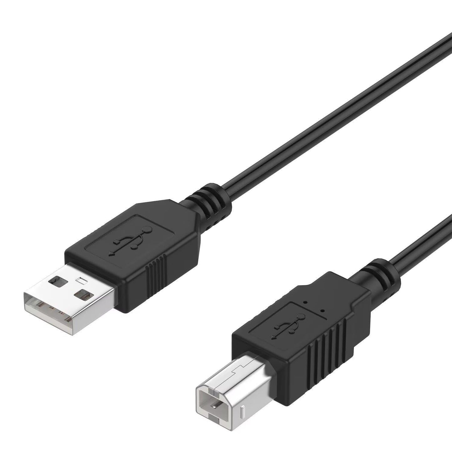 MDCGPower 6ft 2.0 5101 Black Printer USB Cable Cord Transfer PC A to B Male Device Compatible with HP Smart Tank