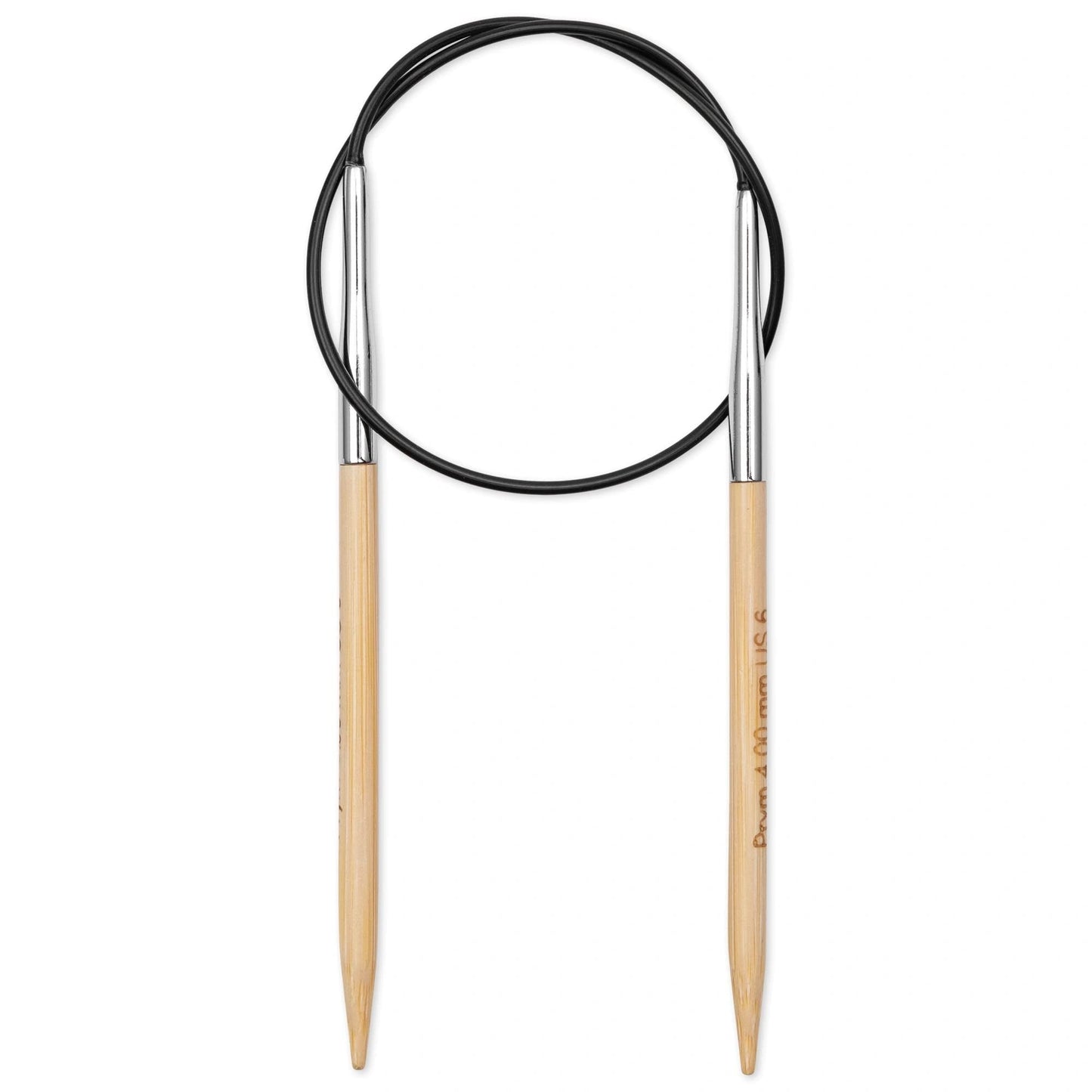 Prym 16" Circular Knitting Needles, Bamboo, US 6 (4mm)
