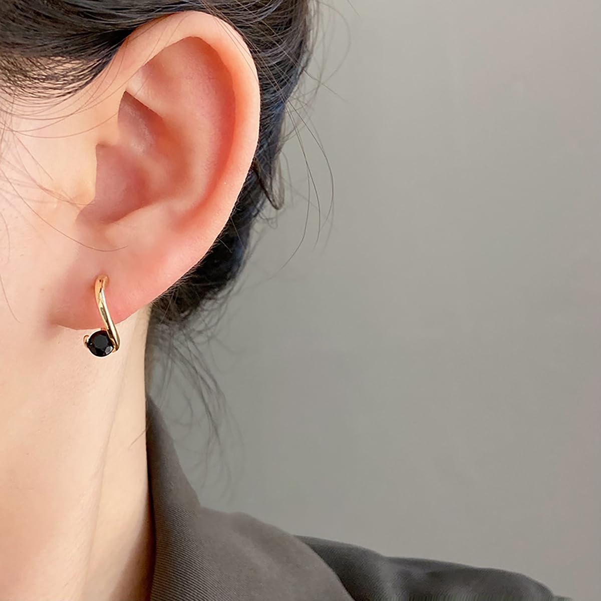 Halolux Lymphvity Germanium Earring for Women Lymphatic Drainage Earring CZ Zircon Acupressure Earrings Atheniz Lymphatic Earrings Dainty Jewelry Gifts (GB)