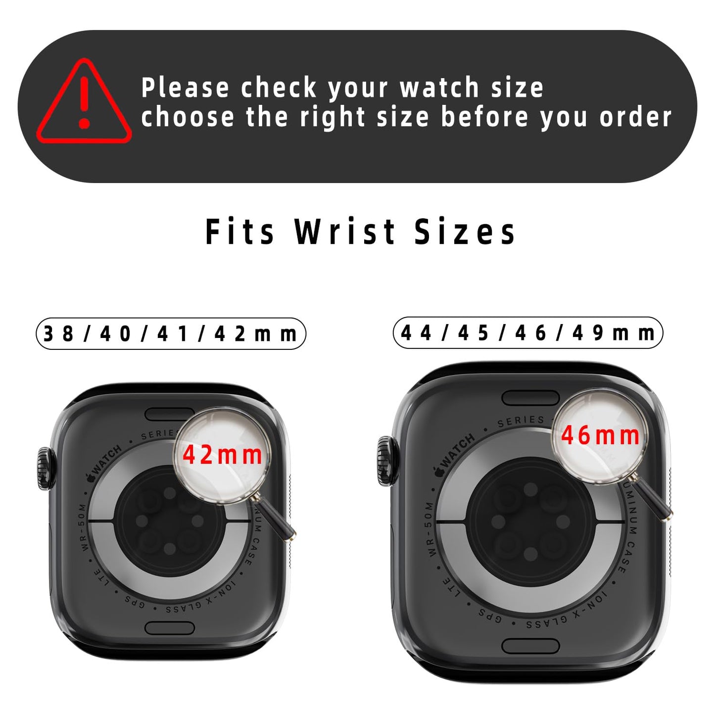 Leather Magnetic Watch Band Compatible with Apple Watch Ultra 49mm 46mm 45mm 44mm 42mm 41mm 40mm 38mm, Designer Replacement Strap for Women Men iWatch Series 9/8/7/6/5/4/3/2/1/SE/Ultra 2