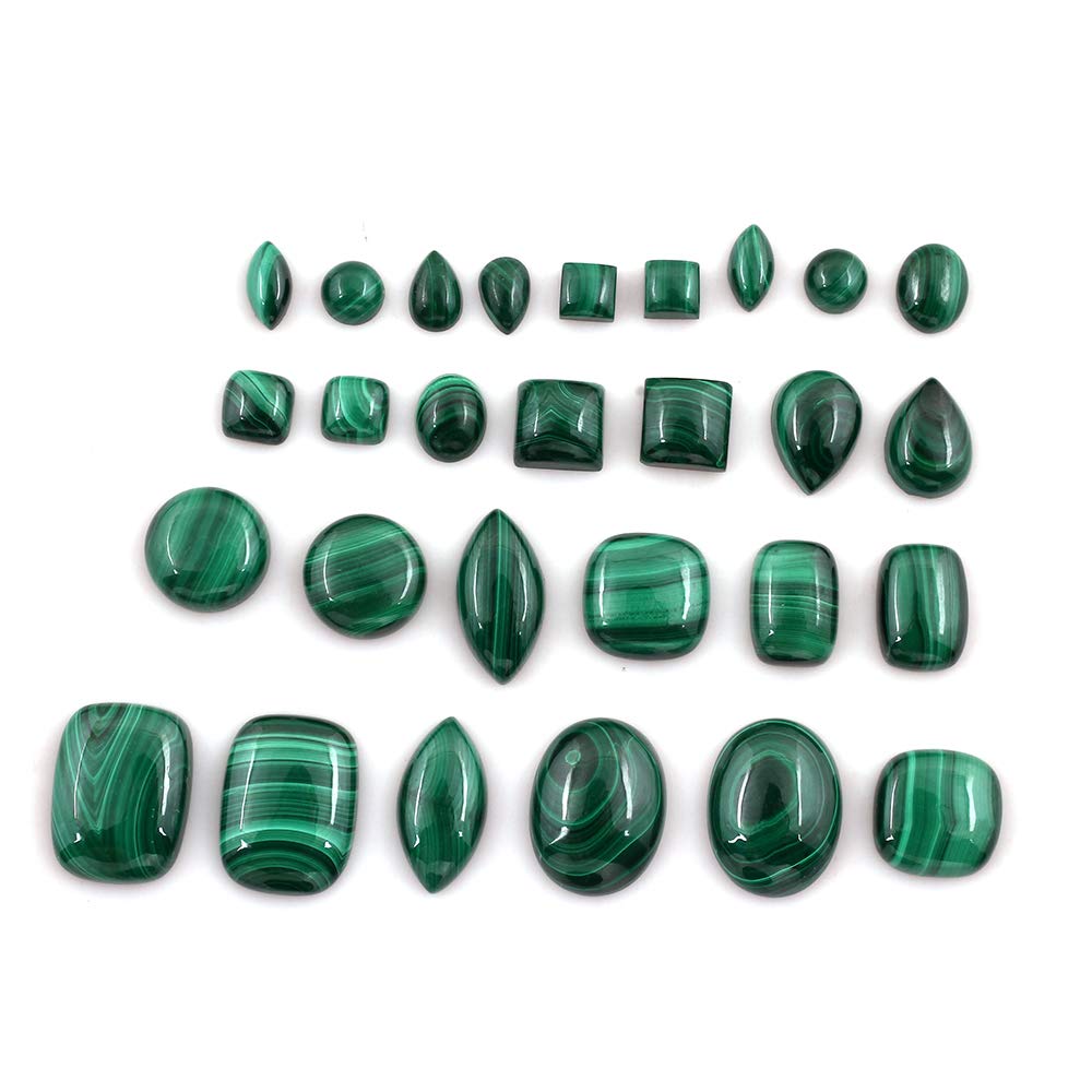 Natural Malachite 925 Silver Plated Dangle Earrings for Women - Round Shape Green Color Gemstone September Birthstone Handmade Jewelry Earrings - Mother's Day Gift for Mom