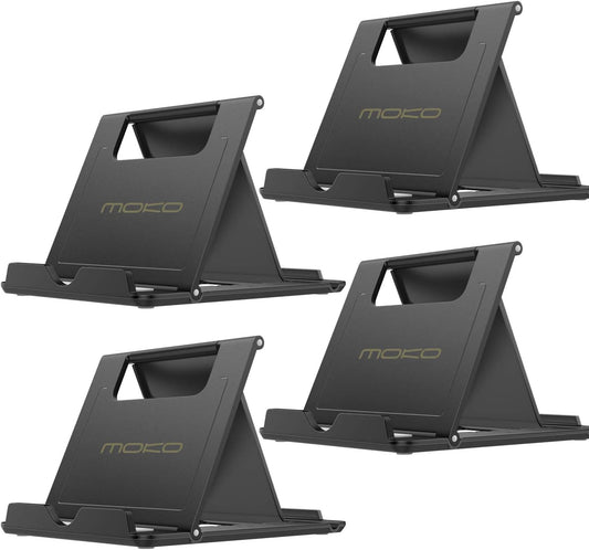 MoKo 6-11 Inch Adjustable Foldable Portable Electronic Device Stand, Compatible with Tablets and Phones, Strong
