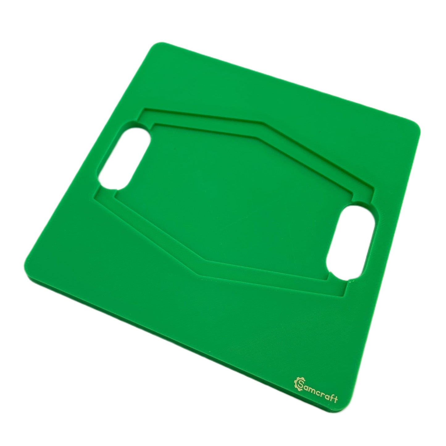Samcraft Hex Patch Jig for xTool F1 - Holds 3x2 and 3.5x2.5 Inch Hexagon Leather Patches for Engraving